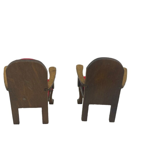 Miniature Table Dining Chairs Furniture Dollhouse Figurine Set Collections - Picture 7 of 10